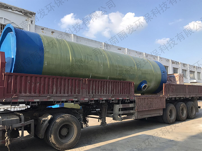 玻璃鋼一體化污水提升泵站